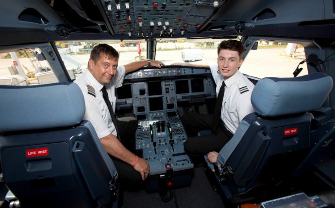 High-flier Luke becomes UK s youngest airline pilot at the age of